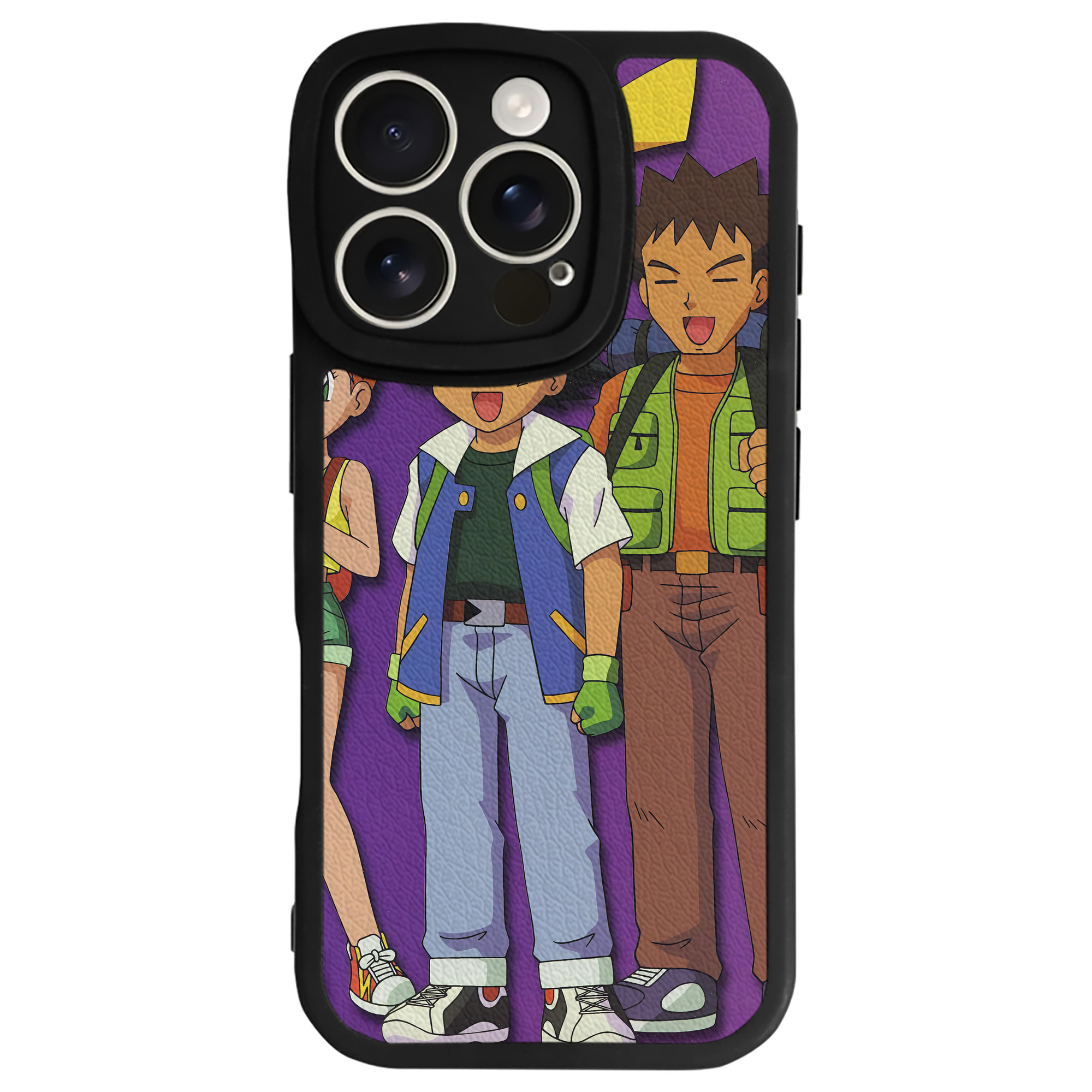（画像用） ポケットモンスター Pokémon 【iPhone 16シリーズ対応】シリコンスマホケース（レザー調） 材質：シリコン